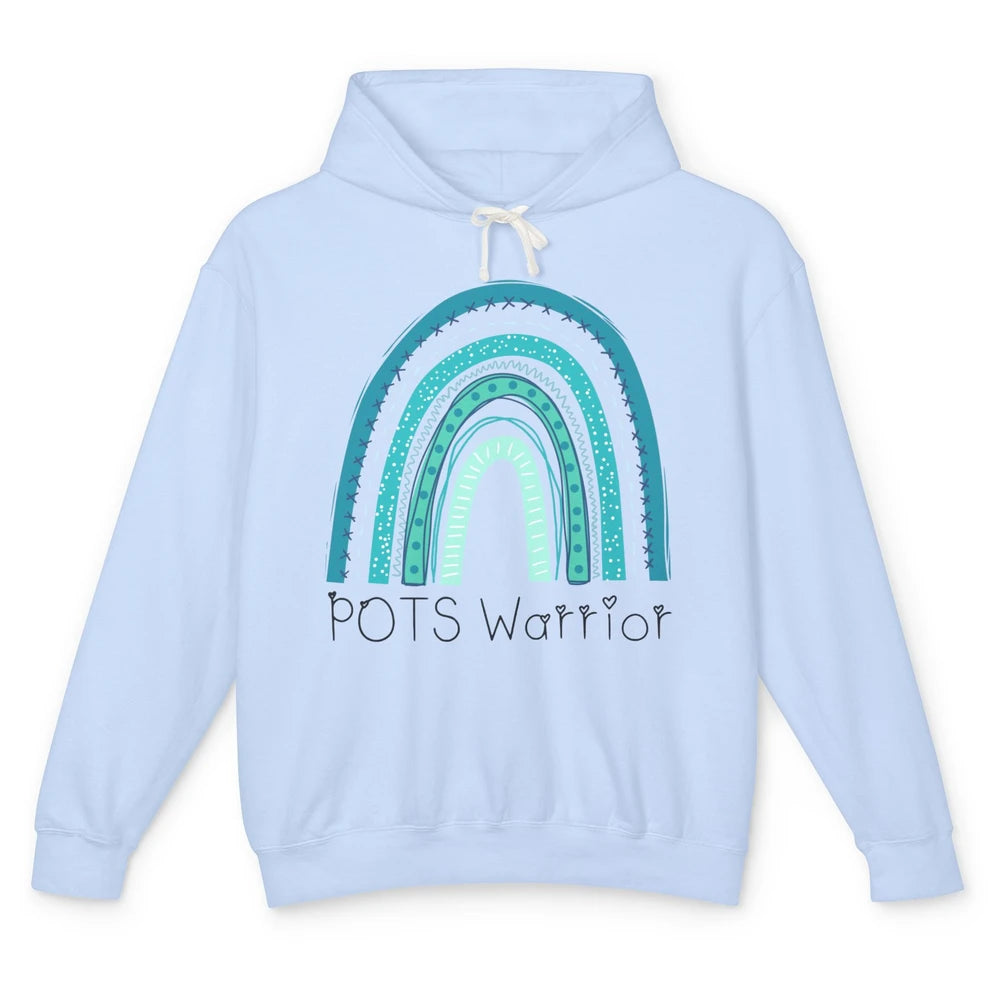 POTS Rainbow Postural Orthostatic Tachycardia Syndrome Unisex Lightweight Hoodie