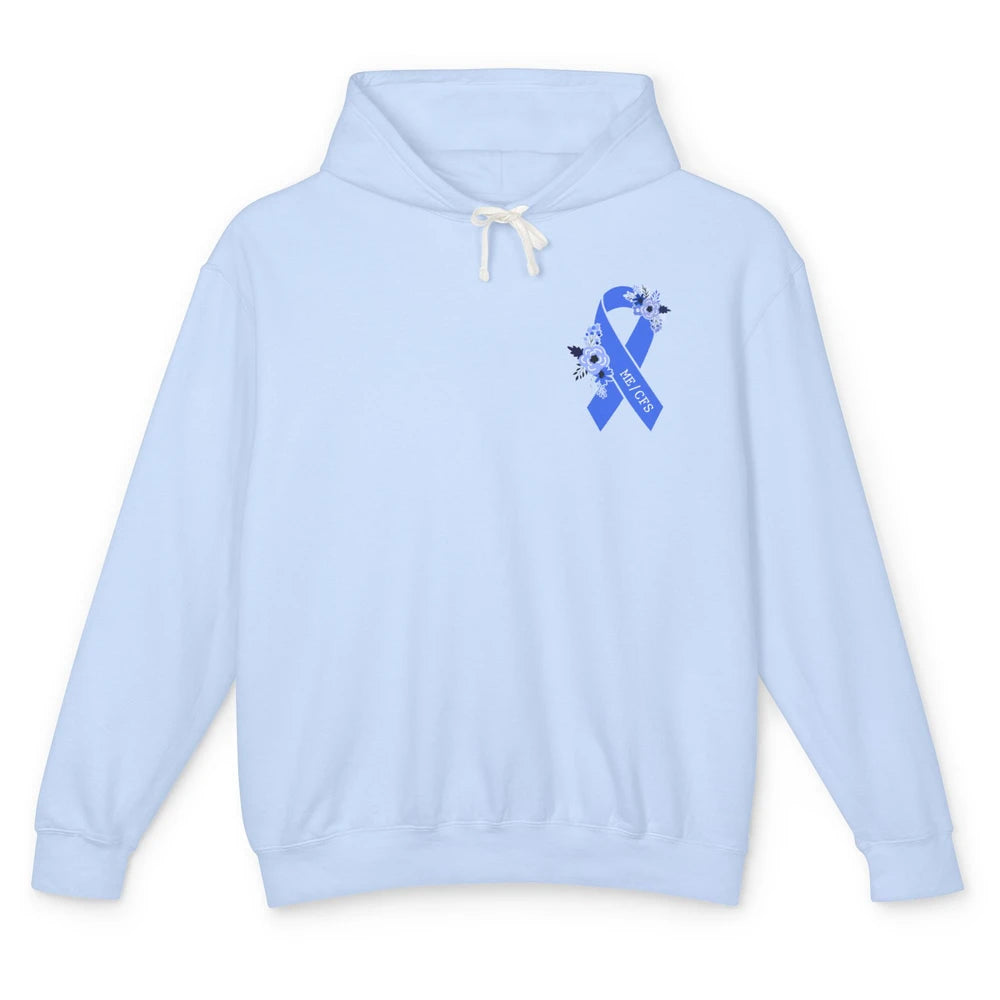 ME/CFS Chronic Fatigue Syndrome Awareness Ribbon Pocket Size Unisex Lightweight Hoodie