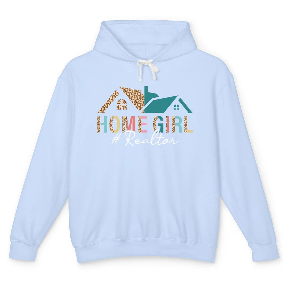 Home Life Leopard Realtor Life Real Estate Agent Close Deal Unisex Lightweight Hoodie