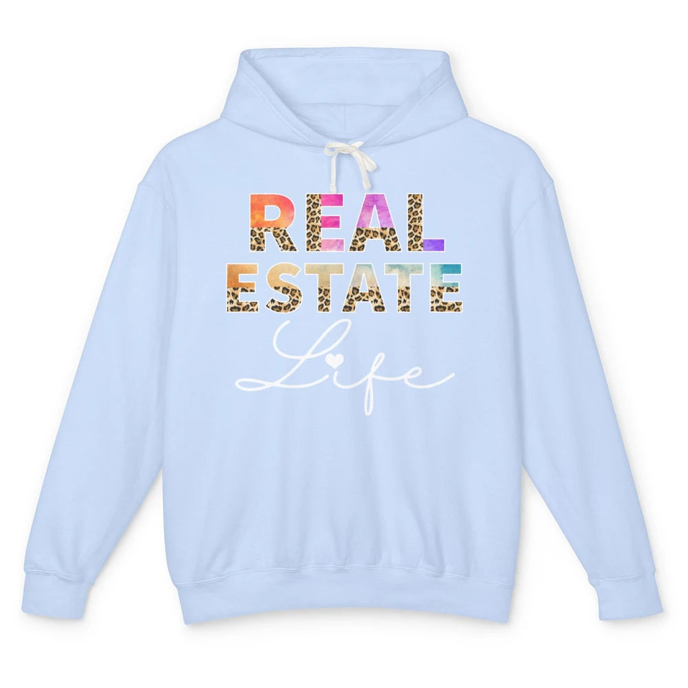 Leopard Real Estate Life Realtor Closing Deal Investor House Unisex Lightweight Hoodie