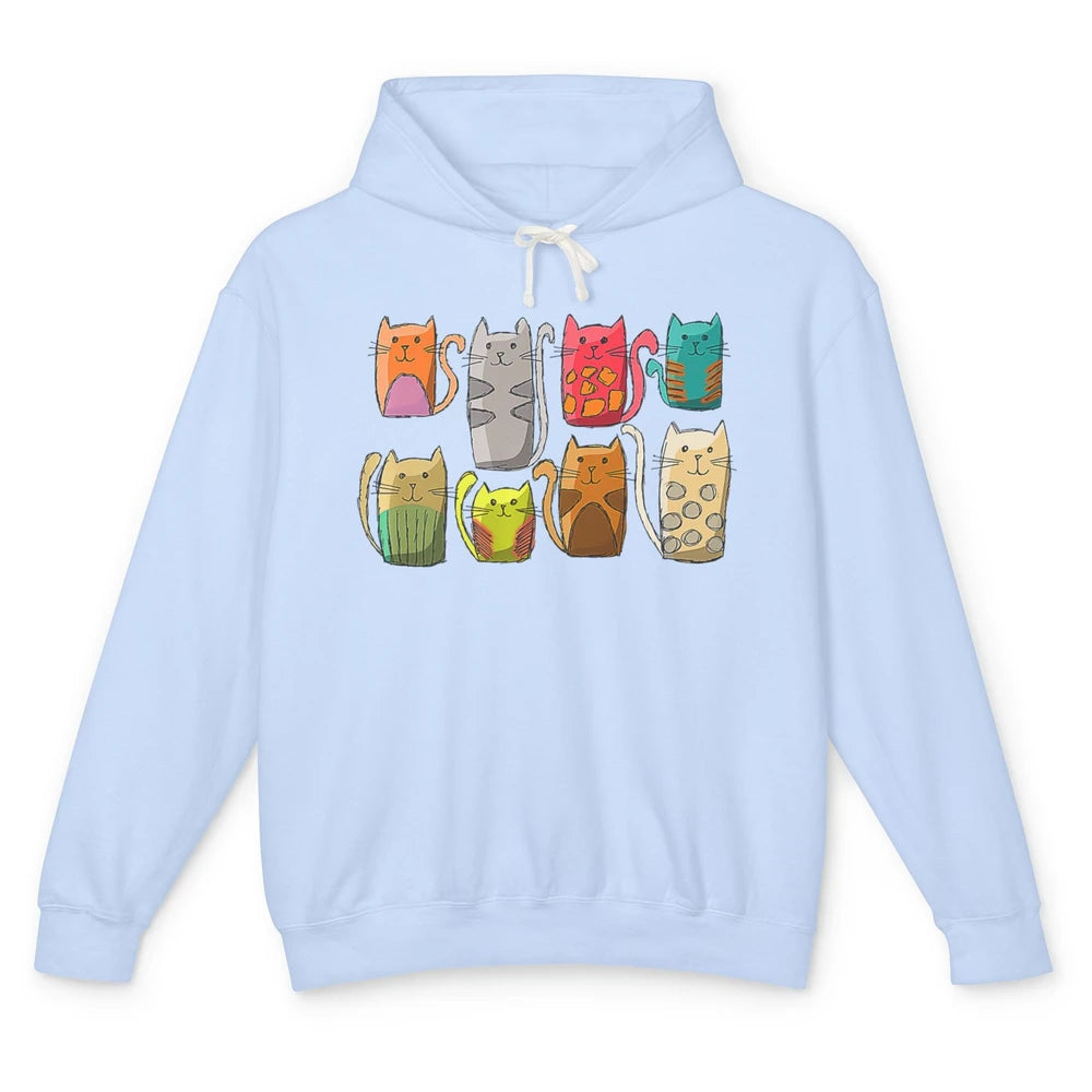 Cute Adopt Cat Rescue Adoption Life Rescuer Foster Kitten Unisex Lightweight Hoodie