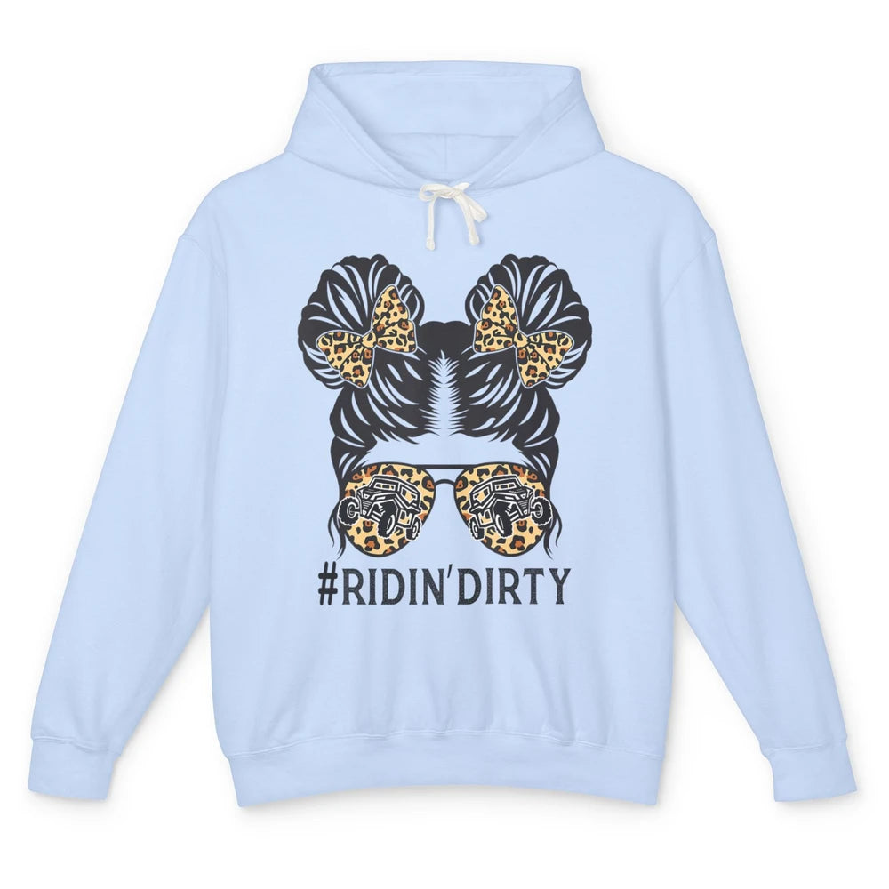 Retro UTV Riding Dirty Messy Hair Offroad Riding SXS Life Unisex Lightweight Hoodie