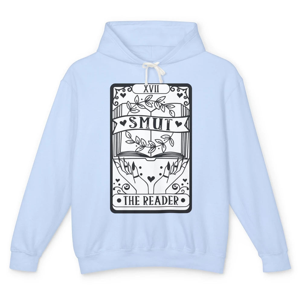 Retro Smut The Reader Tarot Card Halloween Book Lovers Unisex Lightweight Hoodie