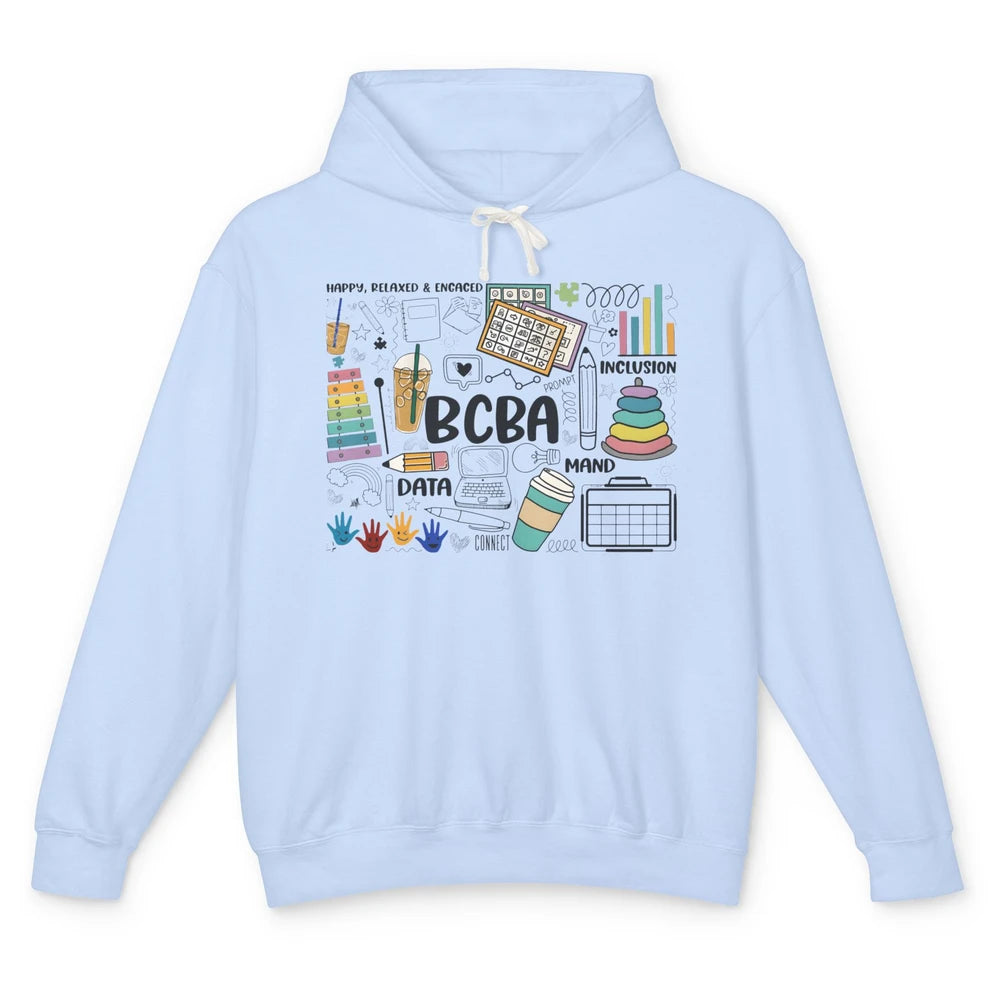 BCBA Behavior Analyst Special Education Teacher Therapist Unisex Lightweight Hoodie