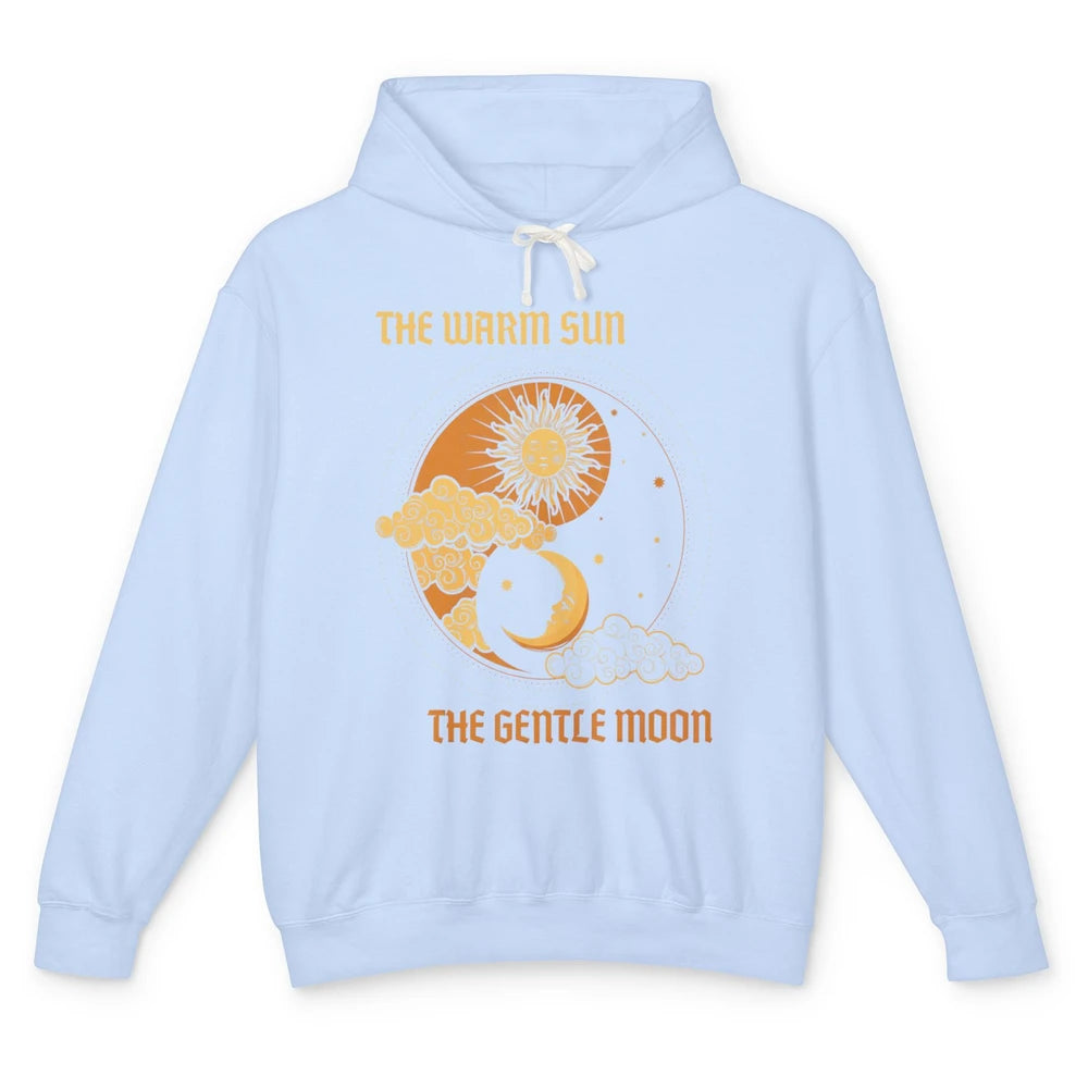 The Warm Sun The Gentle Moon Yin Yang Crescent Halloween Unisex Lightweight Hoodie