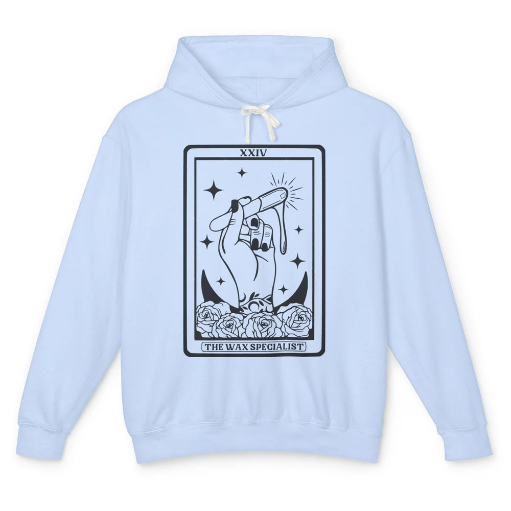 Wax Specialist Tarot Card Beautician Wax Hustler Cosmetology Unisex Lightweight Hoodie