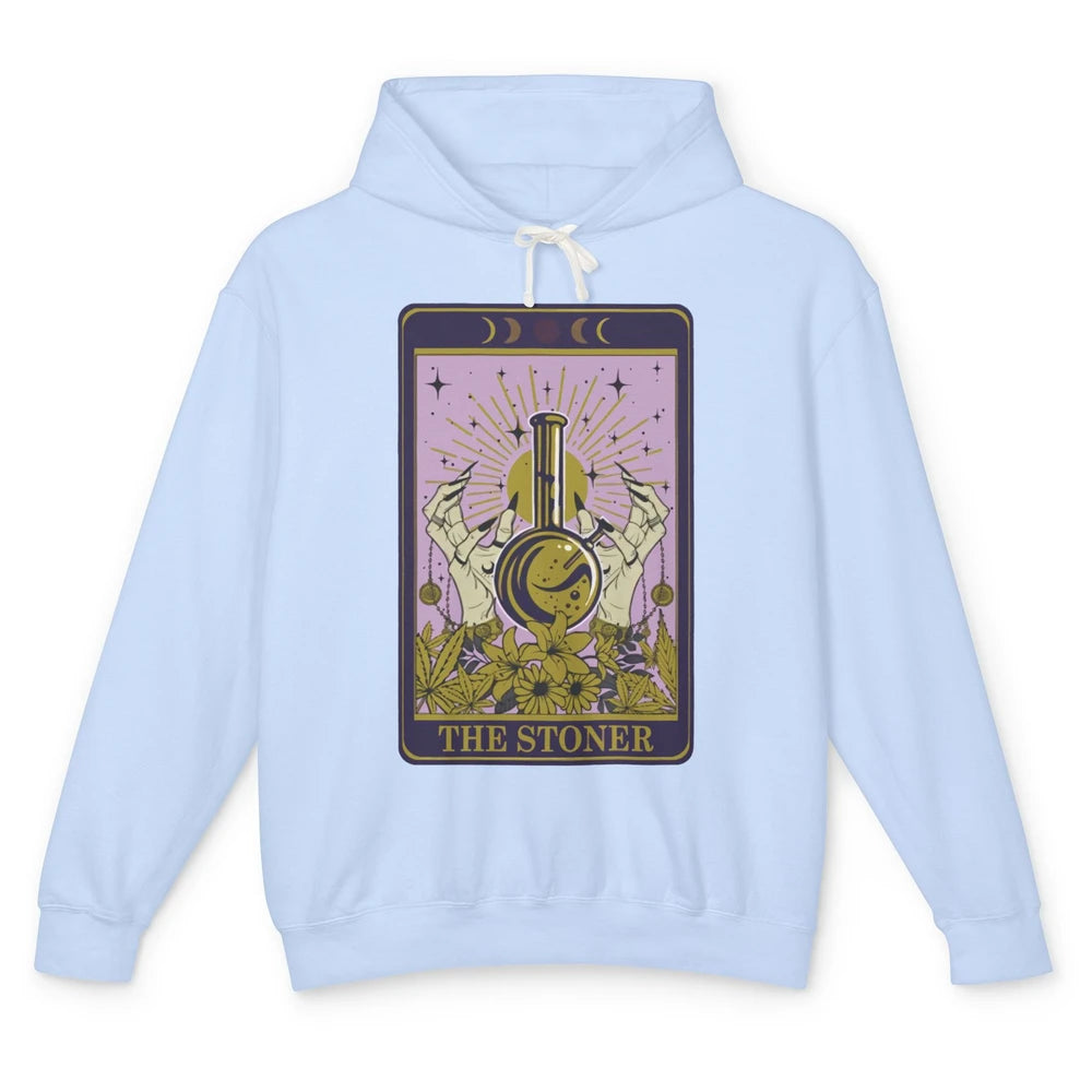 Vintage Witch The Stoner Tarot Card Weed Cannabis Marijuana Unisex Lightweight Hoodie