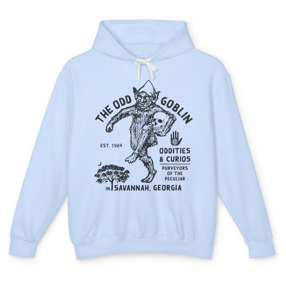 Vintage The Odd Goblin Est 1984 Oddities Savannah Georgia Unisex Lightweight Hoodie