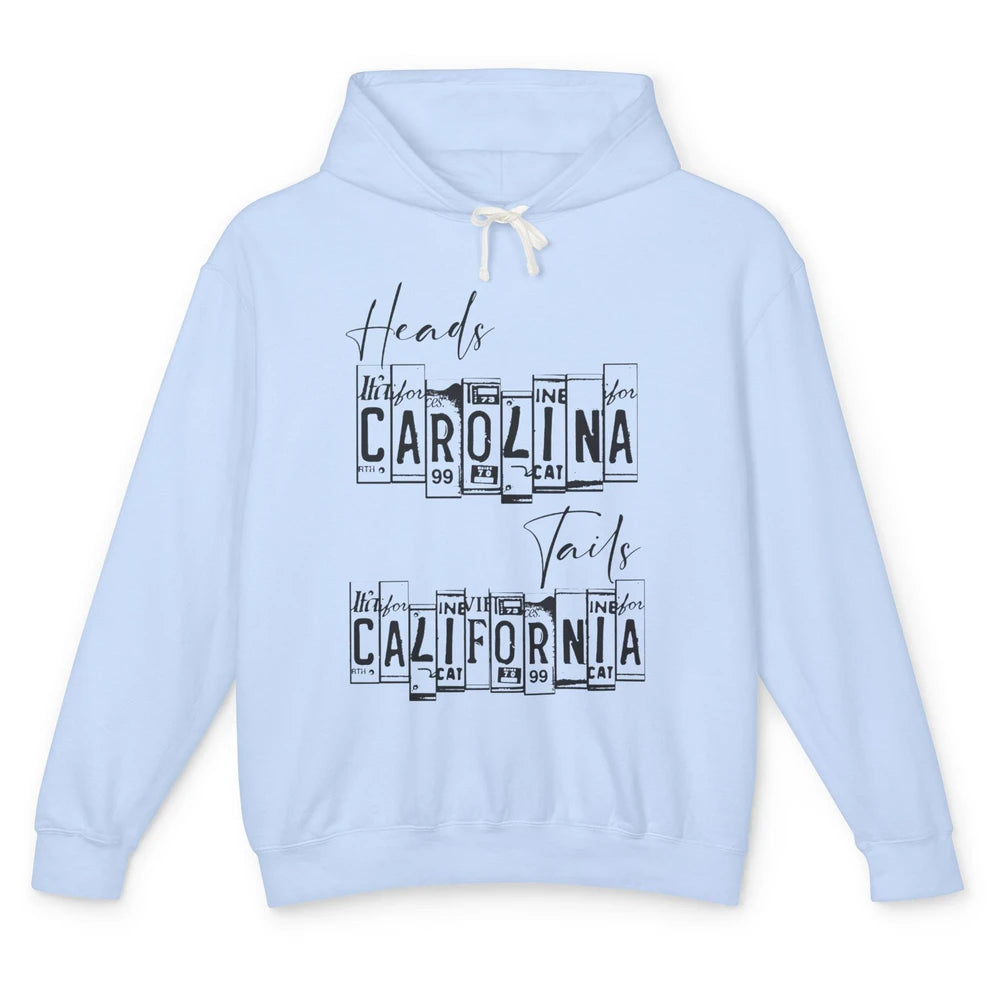 Vintage Heads Carolina Tail California Western Country Music Unisex Lightweight Hoodie