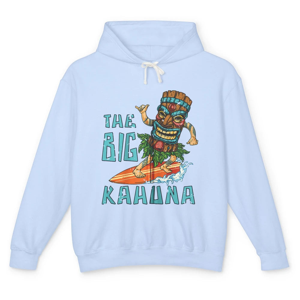 Tiki Big Kahuna Surfer Tropical Hawaii Aloha Paradise Beach Unisex Lightweight Hoodie