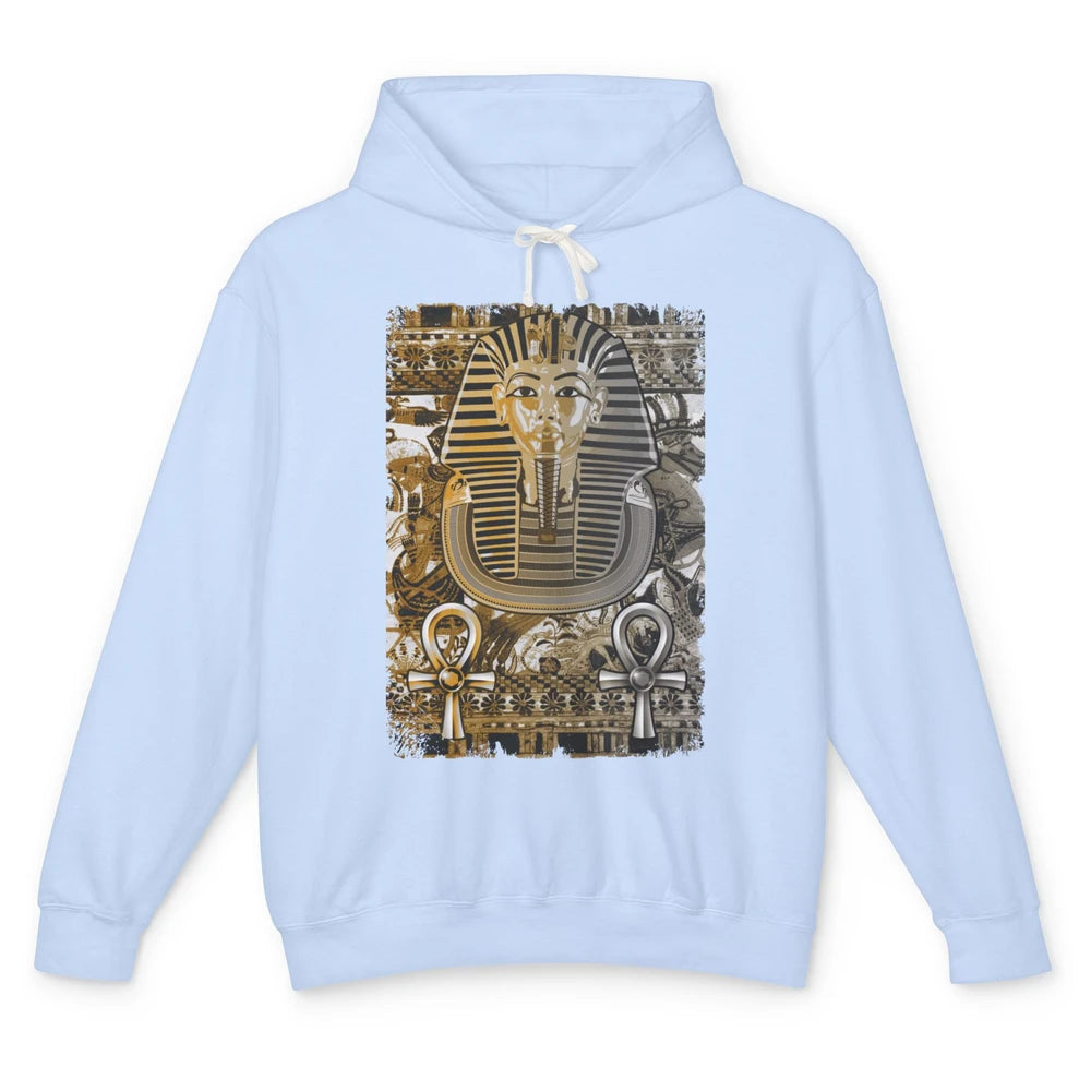 Ancient Egyptian Pyramid Golden King Tut Pharaoh Tutankhamun Unisex Lightweight Hoodie