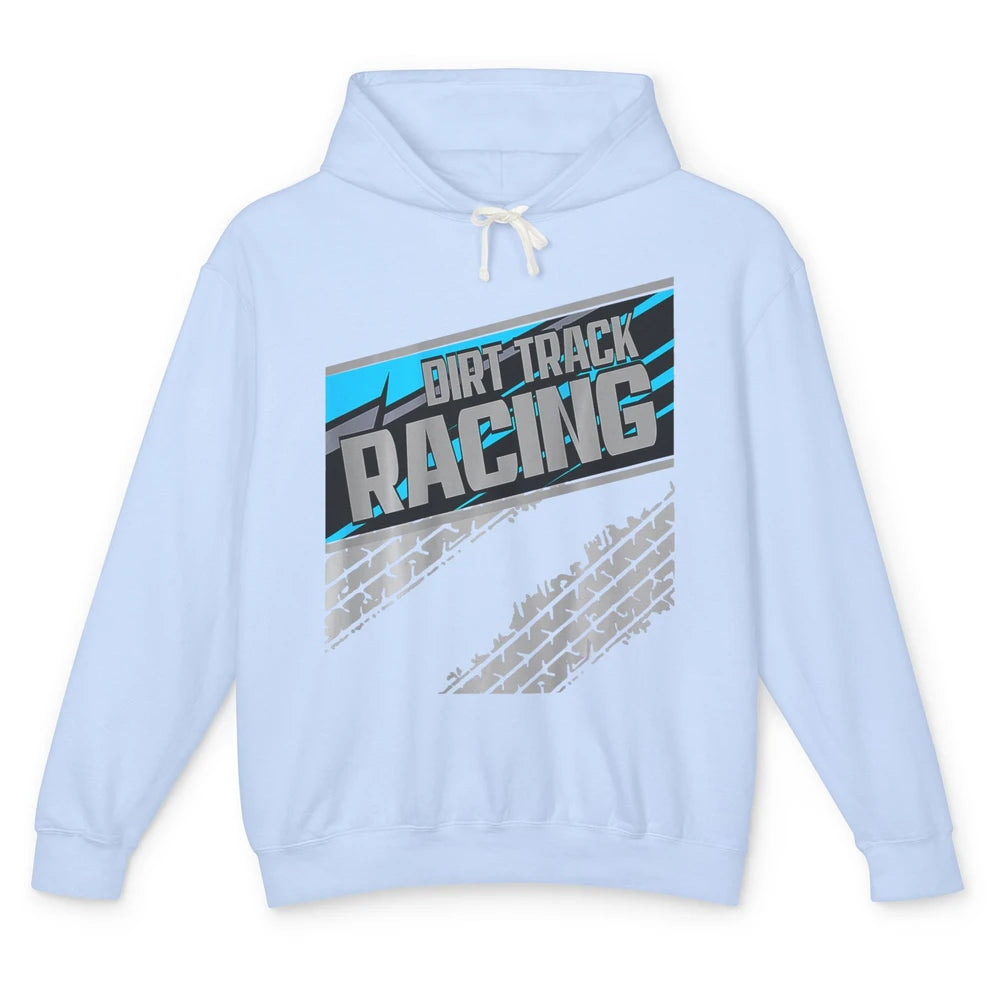 Dirt Track Racing Vintage Retro Sprint Car Speed Race Truck Unisex Lightweight Hoodie