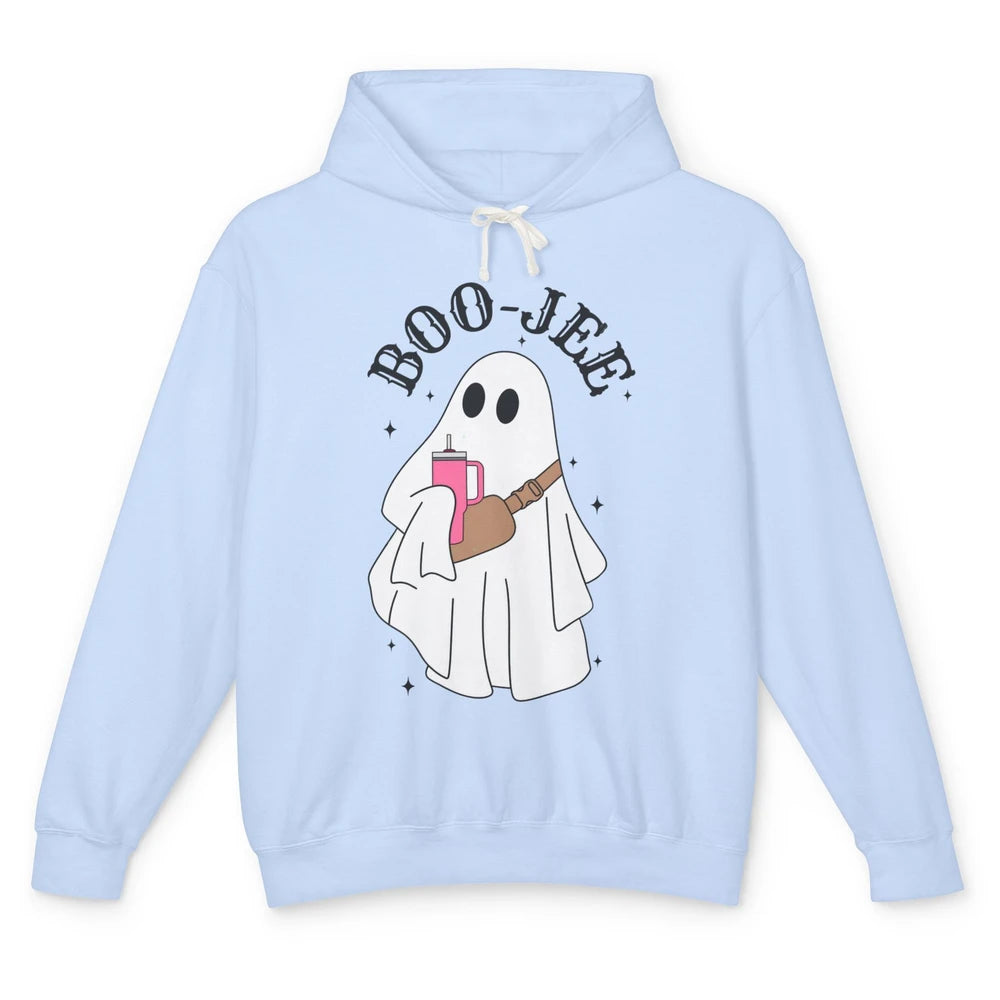 Funny Cute Ghost Boo-jee Fall Halloween Cute Boo Western Unisex Lightweight Hoodie