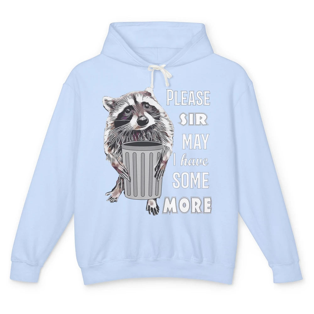 Funny Have Some More Raccoon Trashed Opossum Sarcasm Possum Unisex Lightweight Hoodie