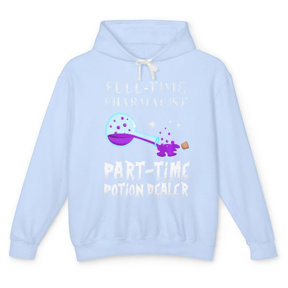 Bottle Potion Dealer Gothic Full Time Pharmacist Aesthetic Unisex Lightweight Hoodie