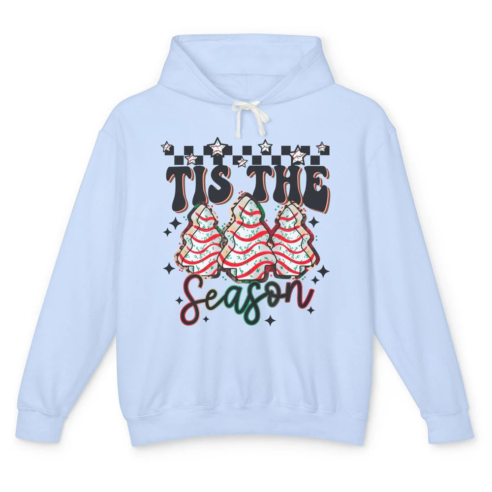 Funny Christmas Tree Cake Tis The Season Debbie Western Xmas Unisex Lightweight Hoodie