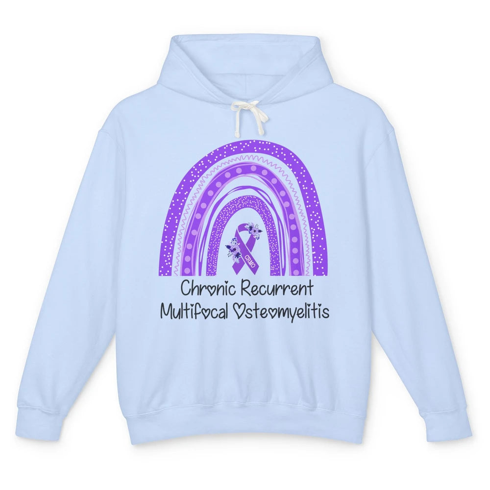 Chronic Recurrent Multifocal Osteomyelitis CRMO Rainbow Unisex Lightweight Hoodie