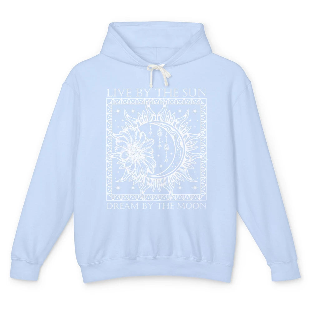 Aesthetic Mystical Sun Moon Gothic Boho Bohemian Astrology Unisex Lightweight Hoodie