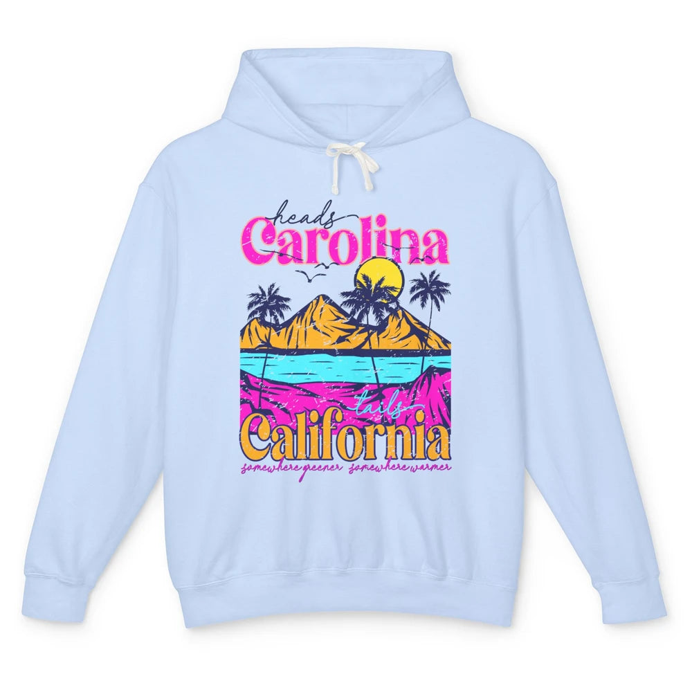 Heads Carolina Tail California Western Summer Beach Paradise Unisex Lightweight Hoodie