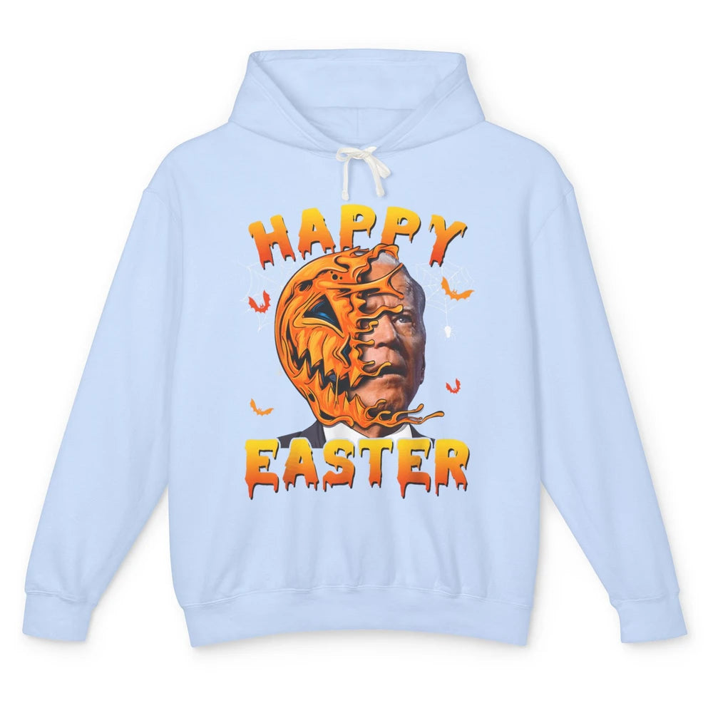 Funny Easter Anti Joe Biden Pumpkin Halloween Spooky Season Unisex Lightweight Hoodie