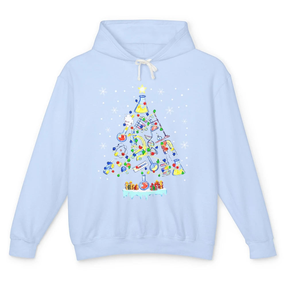 Laboratory Technician Christmas Tree Lab Tech Christmas Unisex Lightweight Hoodie