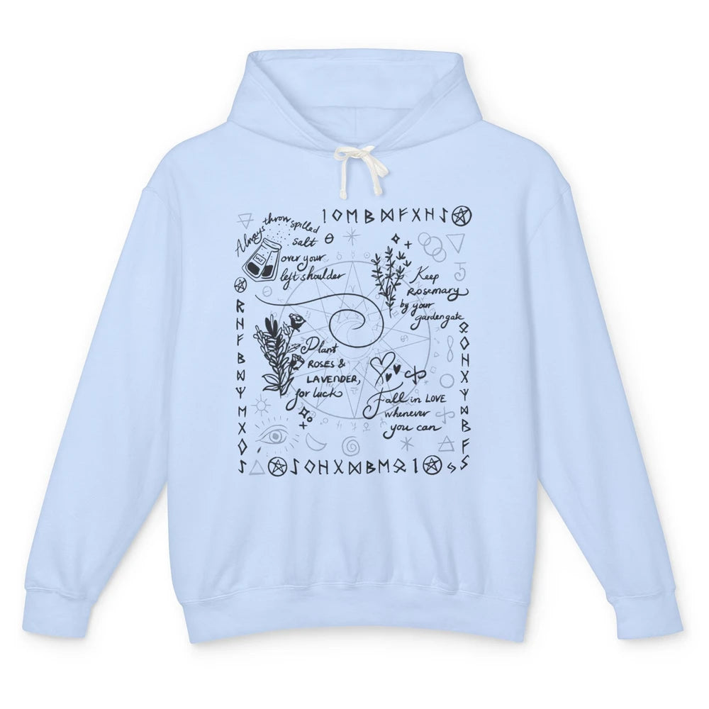 Practical Magic Gardening Card Gardeners Plant Lovers Gift Unisex Lightweight Hoodie