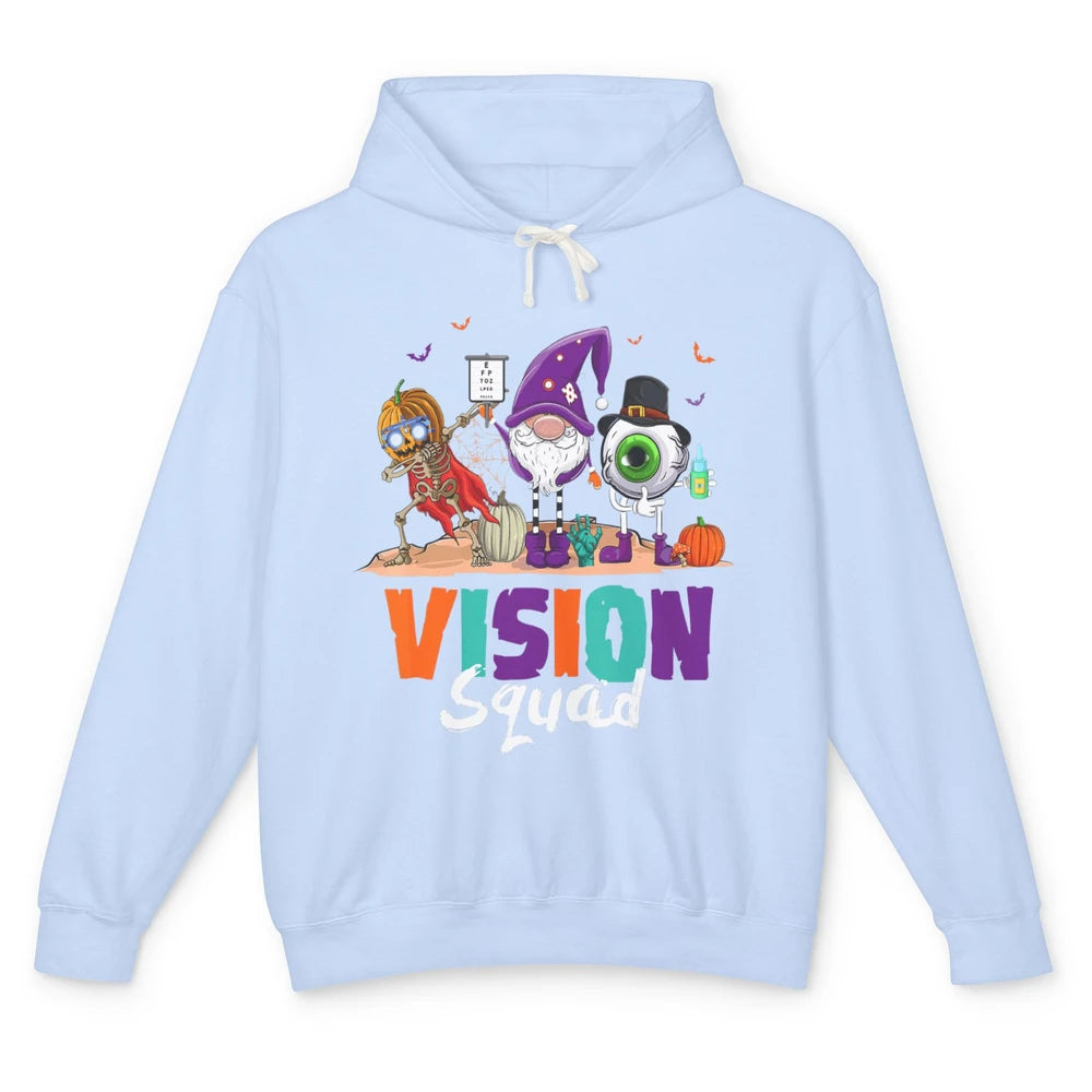 Vision Squad Optometry Optometrist Witch Halloween Spooky Unisex Lightweight Hoodie