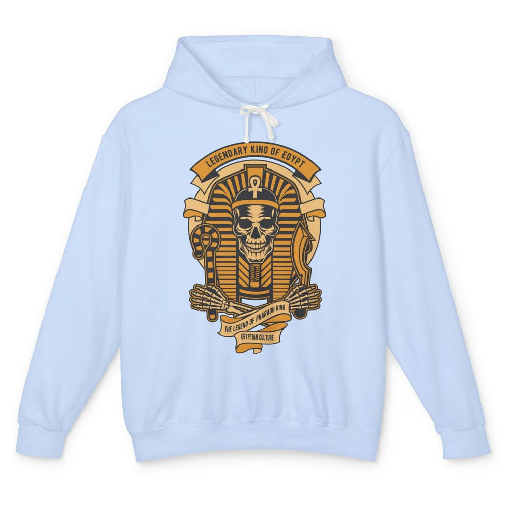 Ancient Egyptian Pyramid Golden King Tut Pharaoh Tutankhamun Unisex Lightweight Hoodie