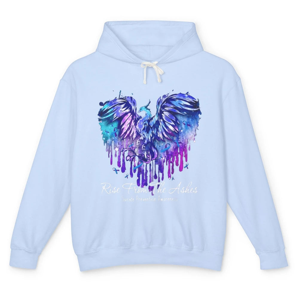 Phoenix Bird Warrior Love Suicide Prevention Awareness Month Unisex Lightweight Hoodie