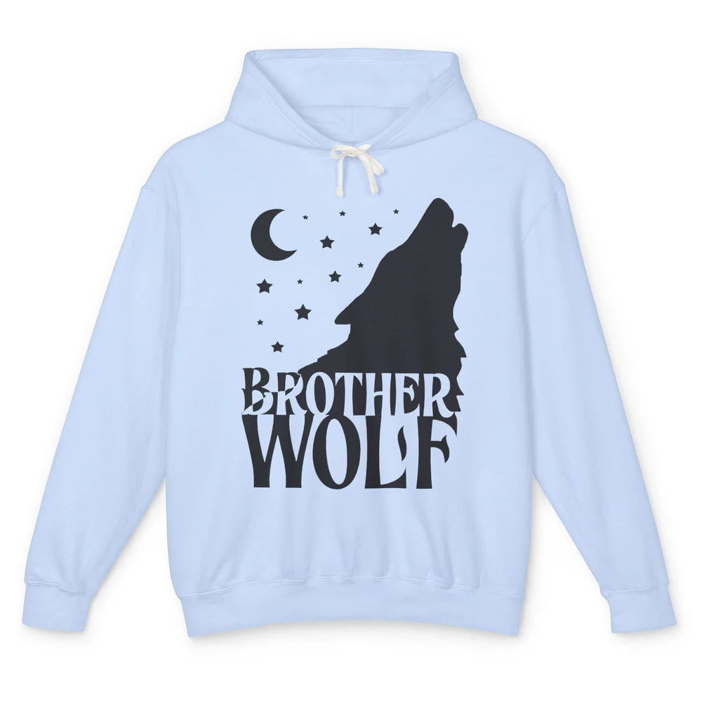 Brother Wolf Wolf Pack Wolf Family Matching Family Outfit Unisex Lightweight Hoodie