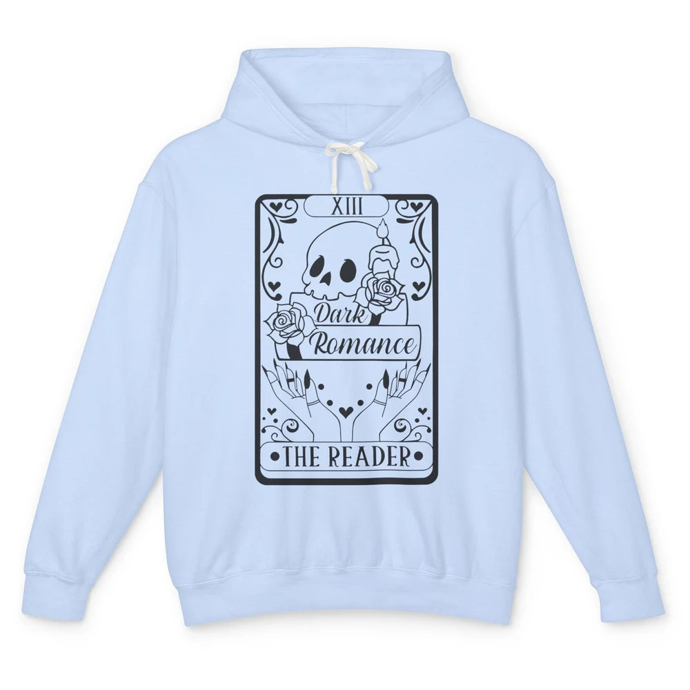 The Reader Dark Romance Tarot Card Halloween Book Lovers Unisex Lightweight Hoodie