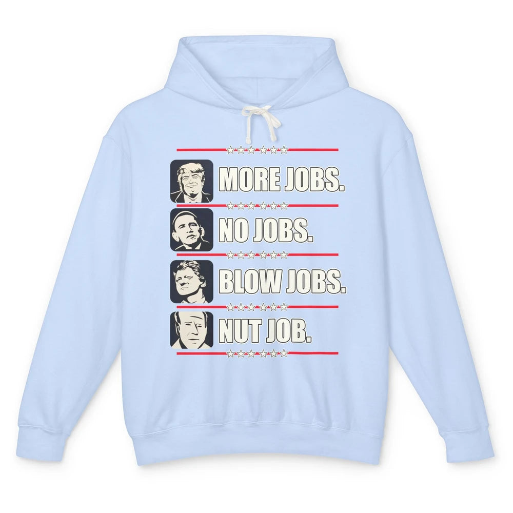 Presidents Vote Trump Anti Biden Obama Clinton Funny Choice Unisex Lightweight Hoodie