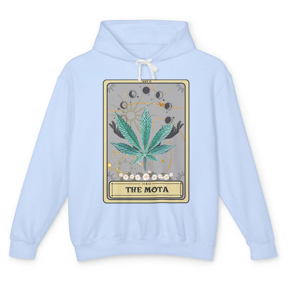 Vintage Weed The Mota Tarot Card Weed Cannabis Marijuana Unisex Lightweight Hoodie