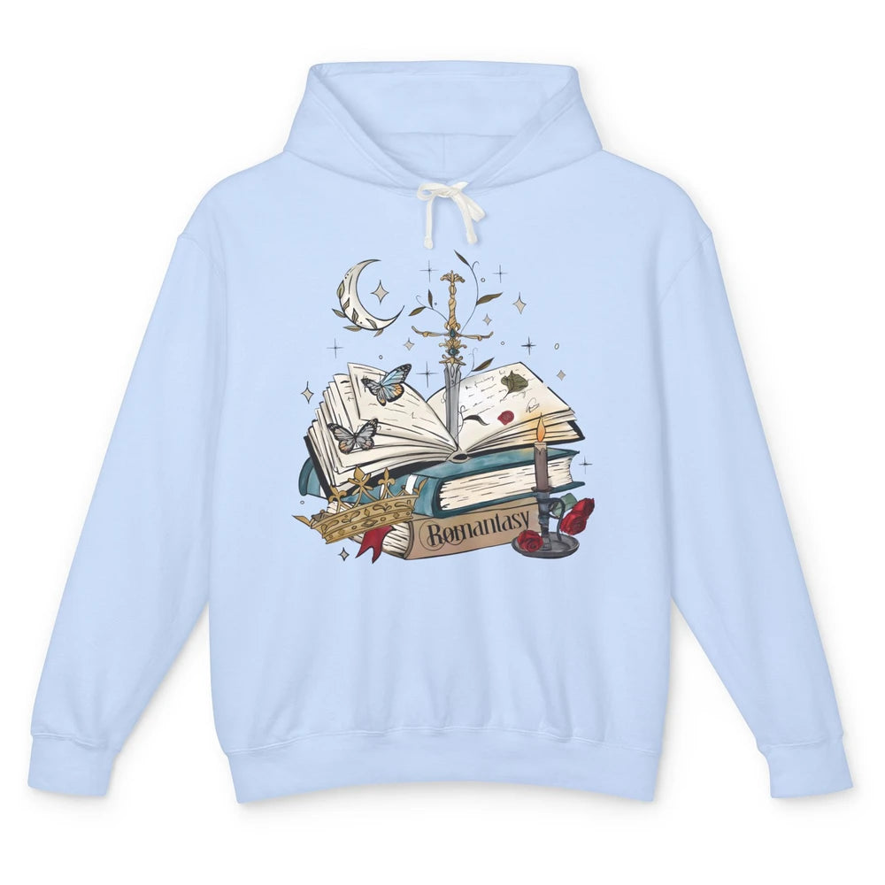 Bookish Romance Reader Librarian Literature Gothic Bookworm Unisex Lightweight Hoodie