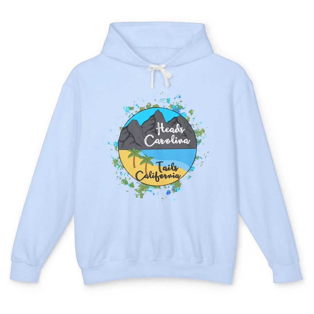 Vintage Heads Carolina Tail California Western Country Music Unisex Lightweight Hoodie