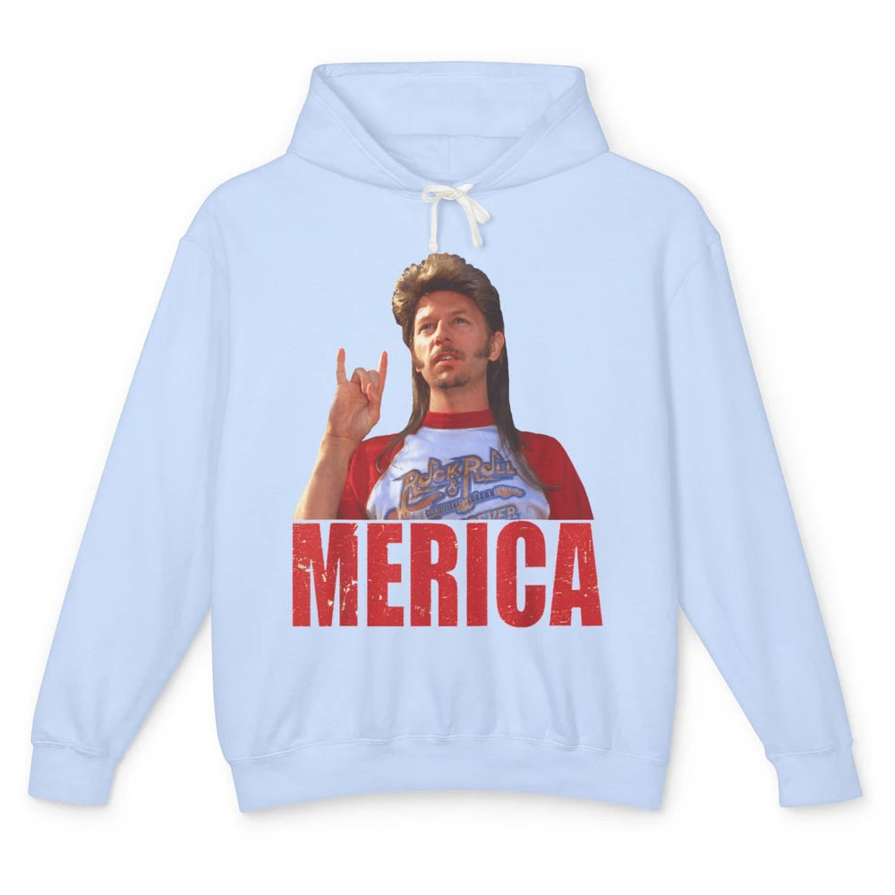 Funny Joe Merica 4th Of July Independence America Patriotic Unisex Lightweight Hoodie