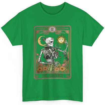 Floral Skeleton Gardening Tarot The Gardener Plant Lovers Classic Unisex T-Shirt