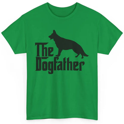 The Dogfather German Shepherd Funny Dog Dad Father Day Classic Unisex T-Shirt