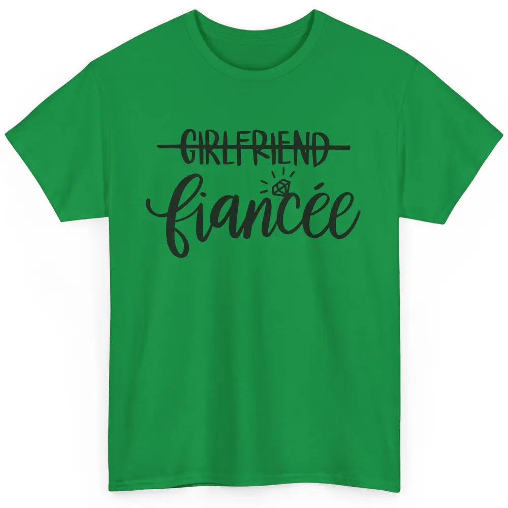 Fiancee Future Mrs. Bride Squad Engagement Bachelorette Gift Classic Unisex T-Shirt