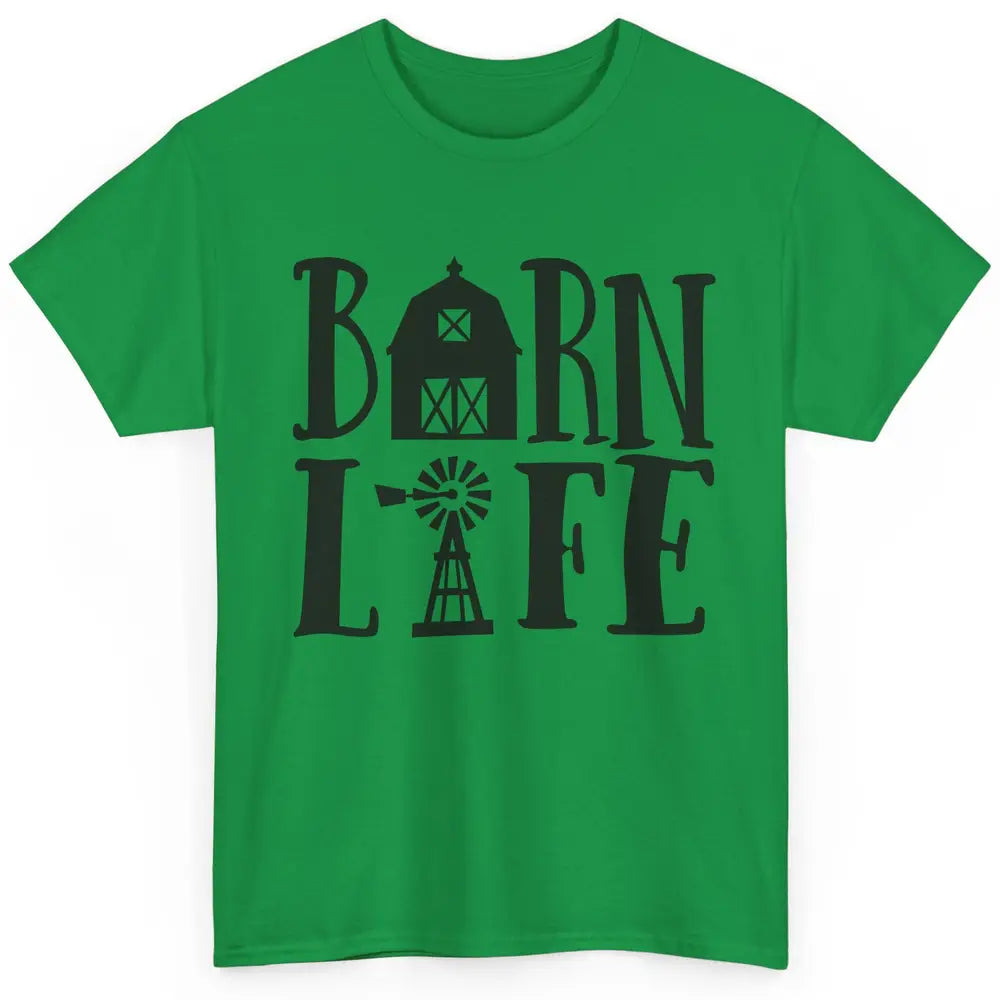 Farmhouse Barn Life Small Town Farm Animals Western Country Classic Unisex T-Shirt