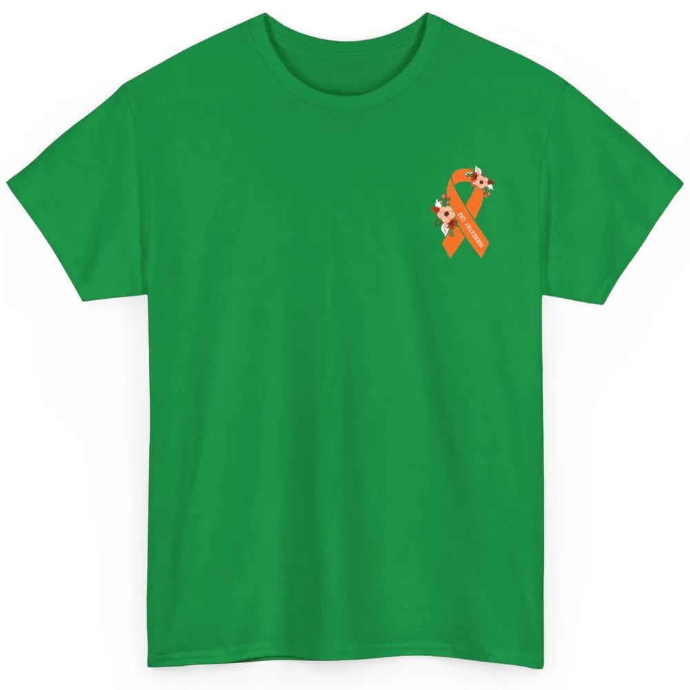 Functional Neurological Disorder Awareness FND Orange Ribbon Classic Unisex T-Shirt