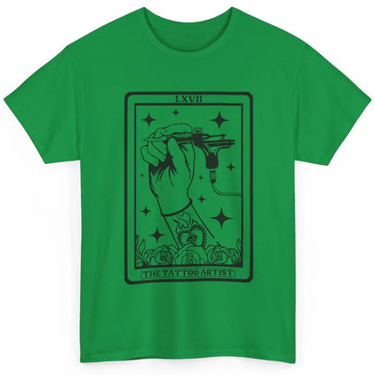 Tattoo Artist Tarot Card Beautician Tattoo Machine Halloween Classic Unisex T-Shirt