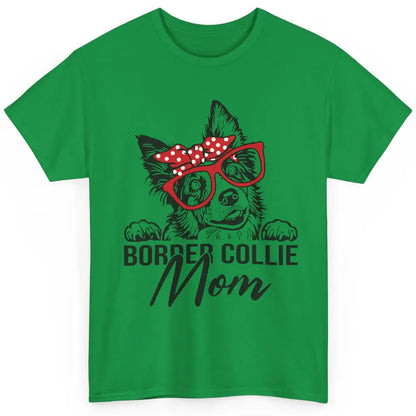 Funny Border Collie Mom Bandana Collie Dog Mom Dog Lovers Classic Unisex T-Shirt