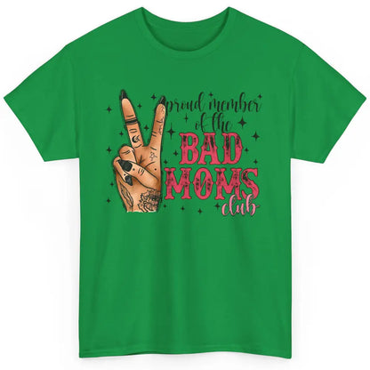 Tattooed Mom Proud Member Of Bad Moms Club Funny Mothers Day Classic Unisex T-Shirt