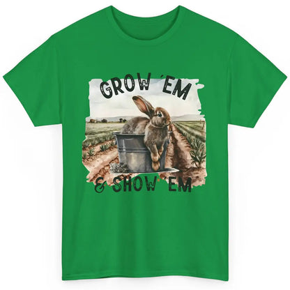 Baby Rabbit On The Farm Grow Em Show Em Western Farm Life Classic Unisex T-Shirt