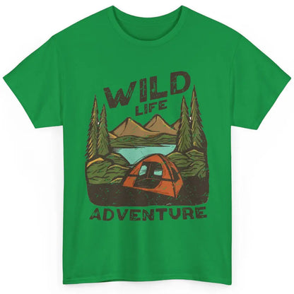 Wild Life Adventure Camping Mountain Wilderness Campfire Classic Unisex T-Shirt