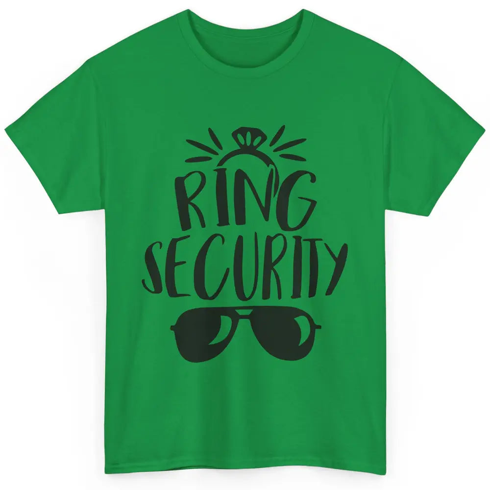 Wedding Ring Security Boy Girl Ring Bearer Wedding Party Classic Unisex T-Shirt