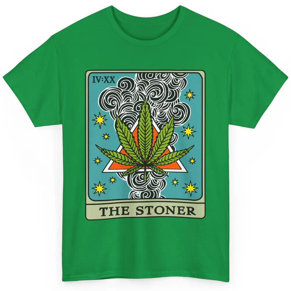 Vintage Weed The Stoner Tarot Card Weed Cannabis Marijuana Classic Unisex T-Shirt