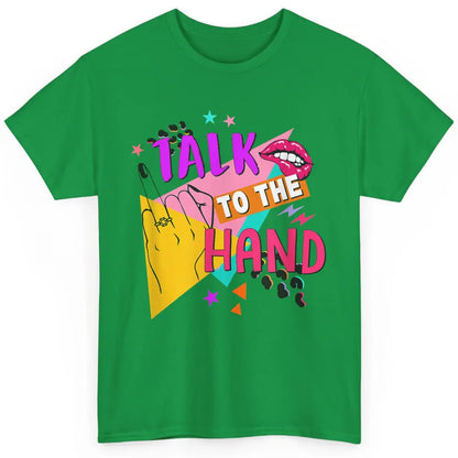 Talk To Hand Bride Retro 90s Bachelorette Bridal Engagement Classic Unisex T-Shirt