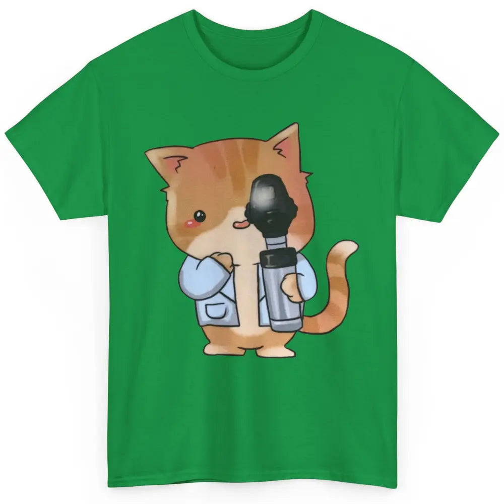 Cute Cat Phoropter Eye Check Optometrist Optician Life Gift Classic Unisex T-Shirt